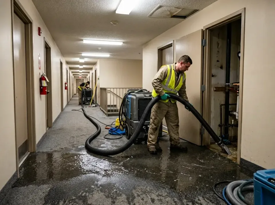 multi-unit-apartment-hallway-f-005 — frequently asked questions, Emergency Burst Pipe Water Extraction & Removal in Columbus…
